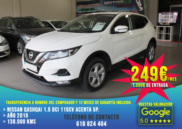 Nissan Qahsqai 1.5 DCI 115cv Acenta 5p. 2019